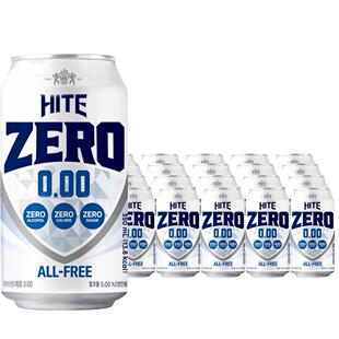 韩国进口HITE ZERO海特无酒精啤酒味饮料 无醇麦芽啤酒花 0零酒精