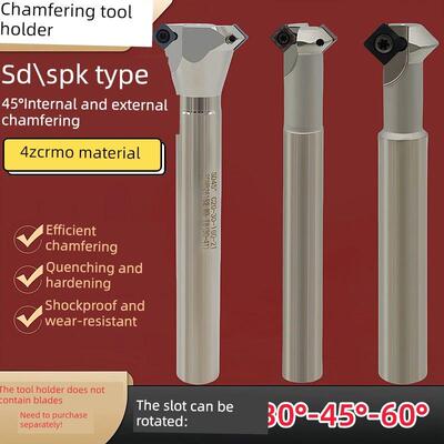 45度内外正反倒角刀数控舍弃式倒角刀SD SPK上下内孔反拉倒角刀杆