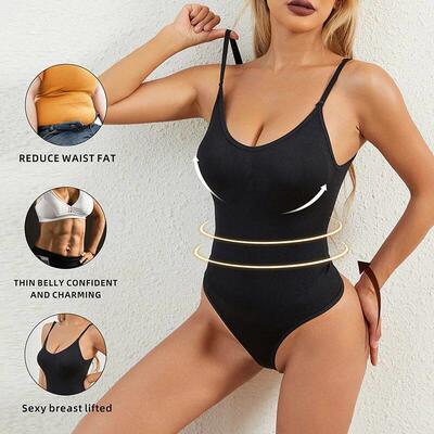 Seamless Shapewear Bodysuit Women Tummy Control Body Shaper