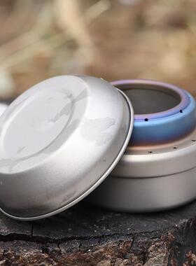 户外纯钛酒精炉配件灭火盖子野营野炊液体固态酒精炉灭火盖TA3120