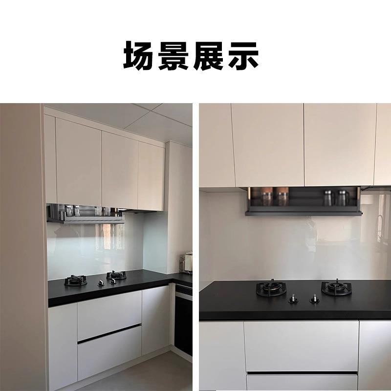 电动垂直升降拉篮智能语音触摸厨房橱柜吊柜调味碗碟下拉式置物架
