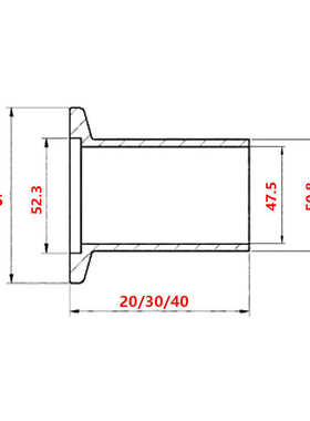 数控装4050接头kf 内 304丝内真空 快20不锈钢一体丝kf10真空