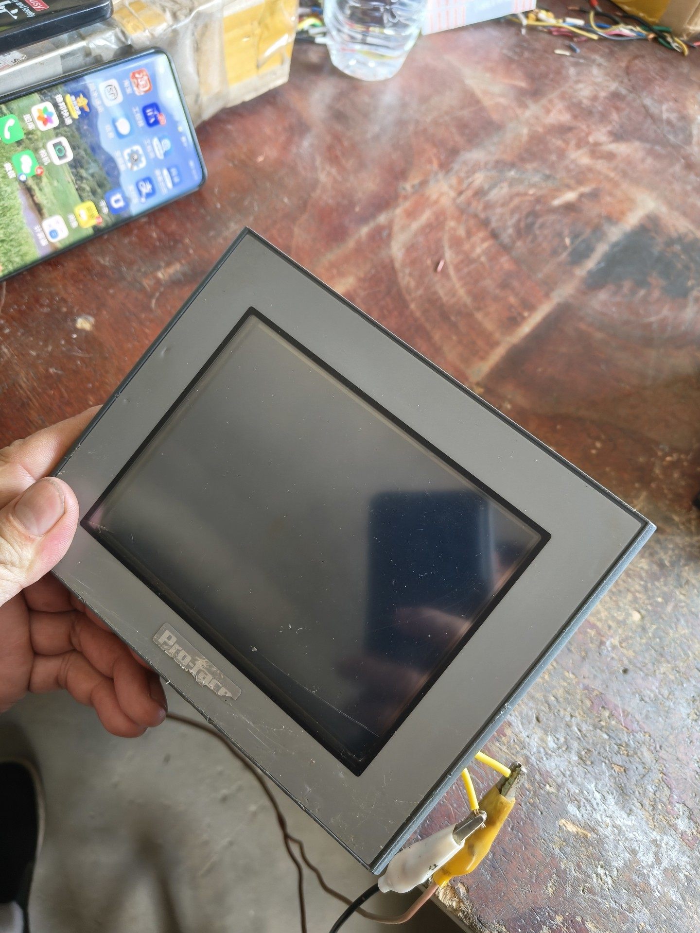 普洛菲斯触摸屏AST3301W-B1-D24，实物拍摄，有密