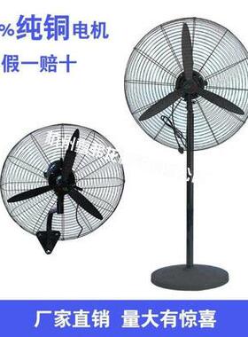 工业排风扇FS-650MM落地式电风扇/牛角扇/强力摇头调速排风扇