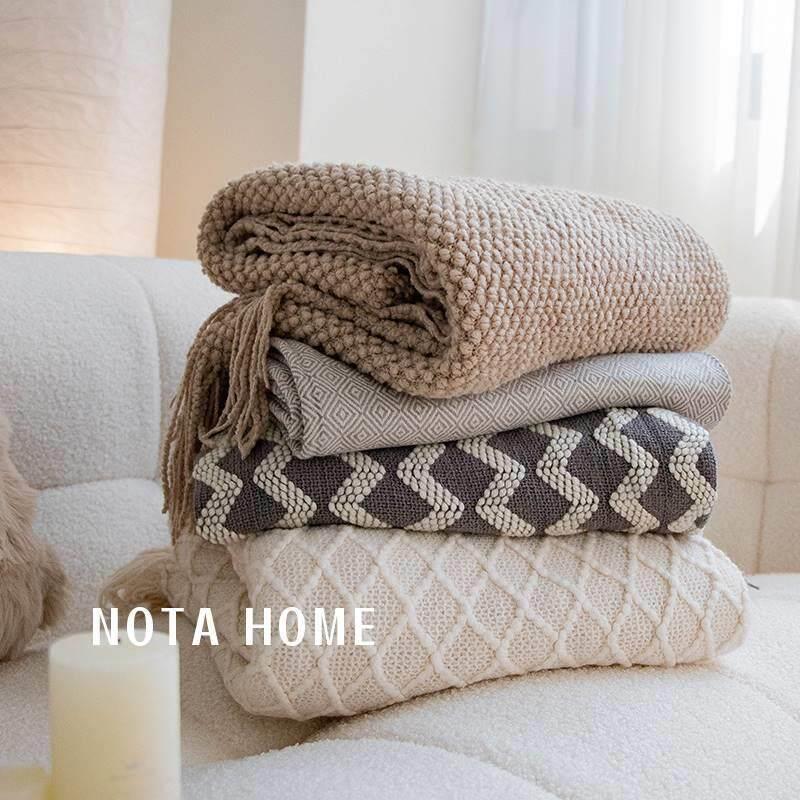 Blanket Soft Throw Blanket On Sofa Bed Plaids Adult Home Te图片