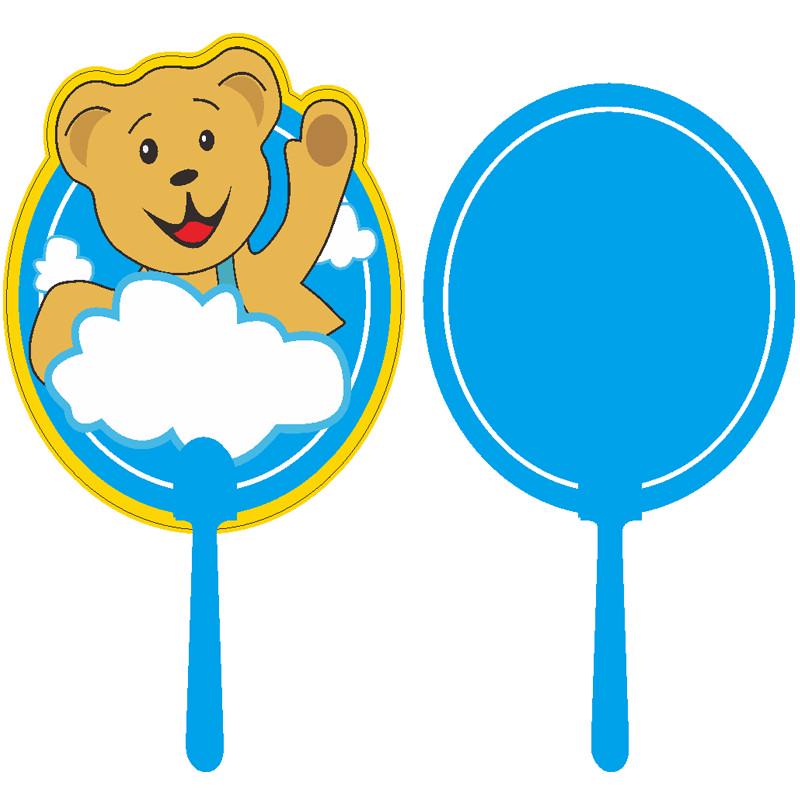 广告扇定 制塑料地推卡通广告扇子定 制跆拳道招生培训团扇宣传