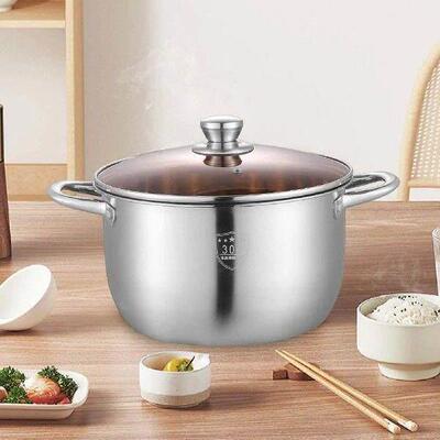 Stainless Steel Stockpot Pasta Pot Non Stick Soup Pot for0