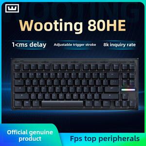 Wooting80He键盘Wooting80磁轴键盘定制套件修改磁玉轴Pro