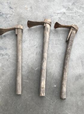 民俗老物件老农具小镐锄头农村老式耕地工具怀旧影视道具装饰摆饰