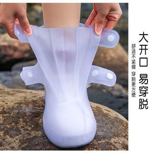 磨鞋套防水雨鞋加套厚耐厂家直供底外一体成型雨靴防雨户学生男女