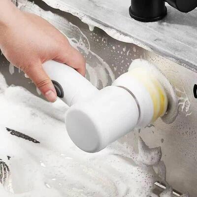 Multi-functional Electric Cleaning Brush for Kitchen and Bat