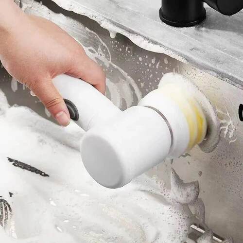 Multi-functional Electric Cleaning Brush for Kitchen and Bat