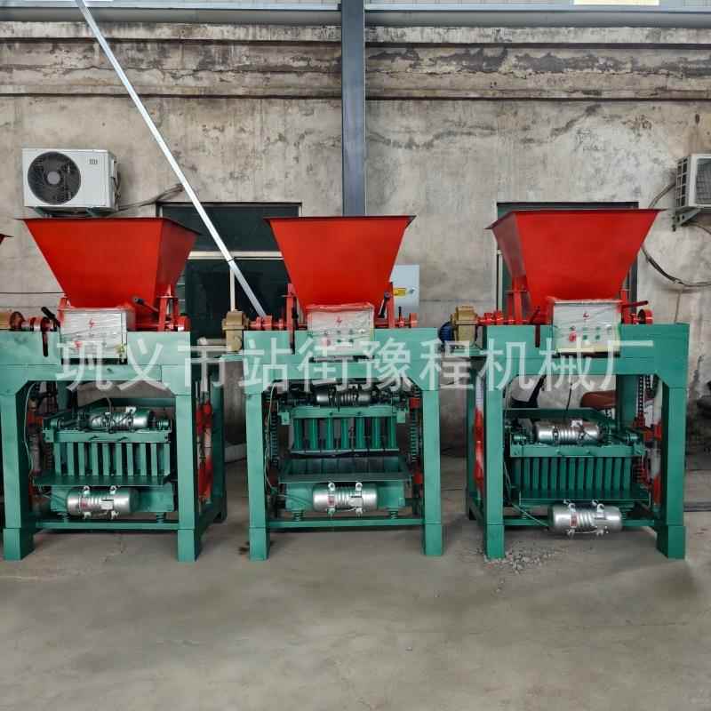 老挝免烧砖机标砖模具空心砖机小型制砖机全自动路沿石道牙砖机