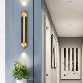 客厅壁灯卧室床头现代简约带开关上下出光轻奢电视背景墙装 饰长条