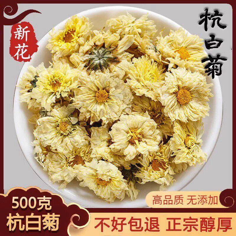 正宗杭白菊500克装特级散装白菊花 四季通用菊花茶包家用