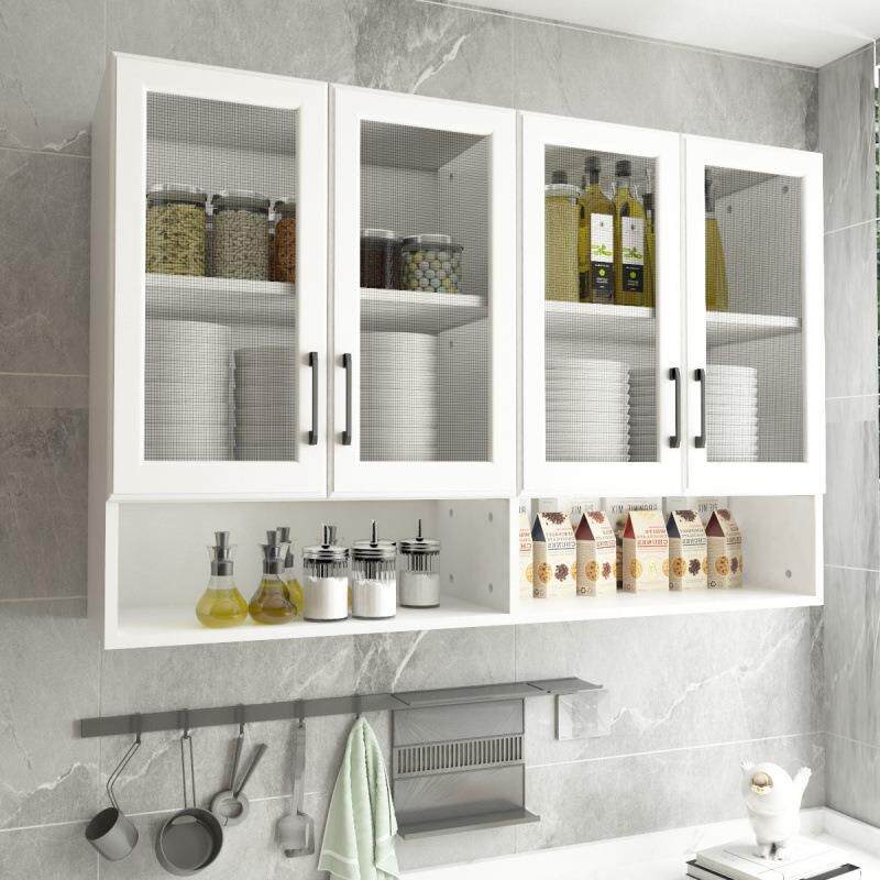 厨房吊柜墙壁柜客厅储物柜家用橱柜挂墙式收纳柜阳台置物架可供应