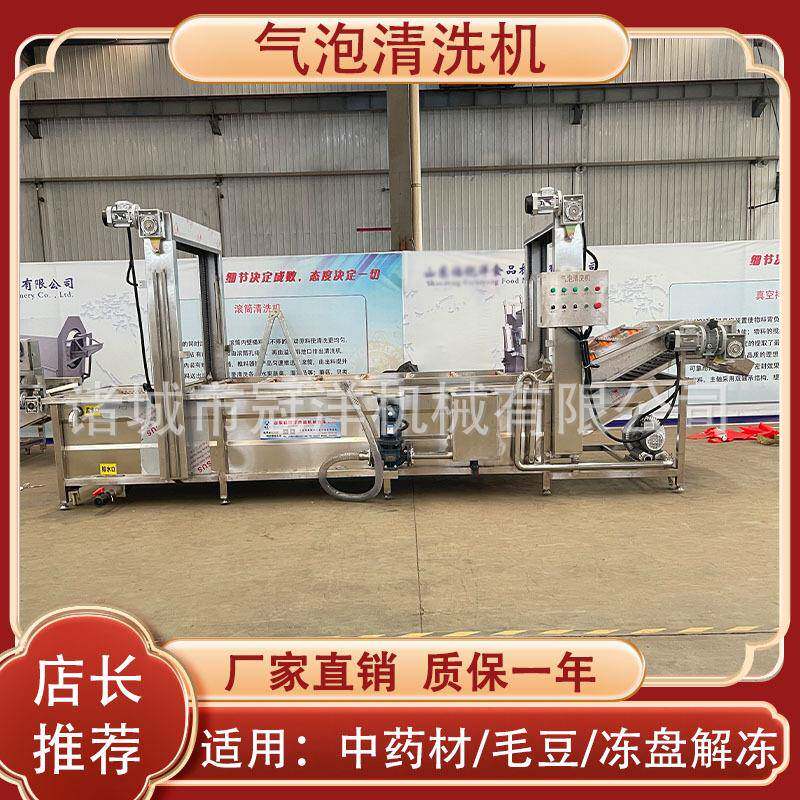 商用果蔬气泡清洗机酸笋海带脱盐加工设备大型山竹砂糖橘清洗机器