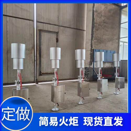 自动点火沼气火炬垃圾场分散式处理小型火炬养殖场环评达标火炬