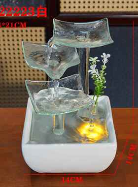 正品水晶球滚动风水招财聚宝件盆流水生摆循环水面小喷泉桌开业财