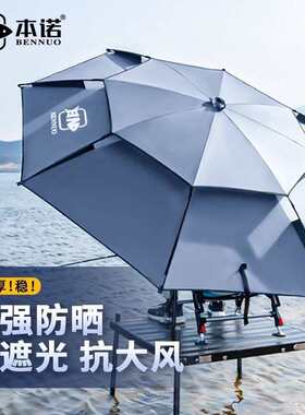 本诺钓鱼专用伞万向大钓伞户外太阳伞新款加厚遮阳防晒防雨垂钓伞