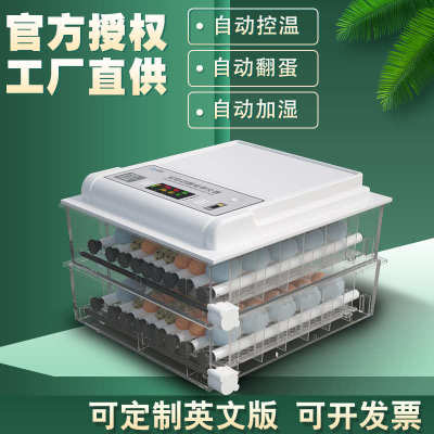 孵化器箱孵蛋孵化奇鹅智能全自动小型器鸡鸭出口家用孵化机蓝品质