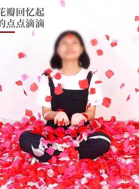 仿真玫瑰花瓣装饰婚房布置套装表白结婚撒花假花求婚浪漫婚礼用品