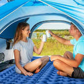 新款 户外TPU充气睡垫防潮野营垫成人脚踩气垫露营充气床垫充气垫