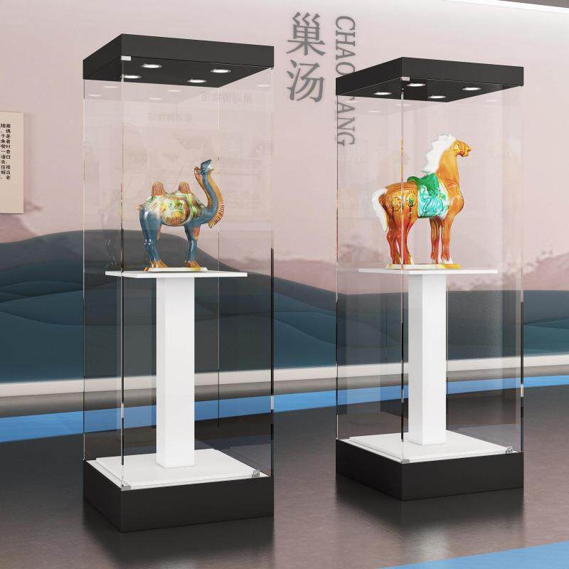 博物馆展示柜珠宝首饰玉器玻璃单品展示柜陈列柜模型饰品工厂