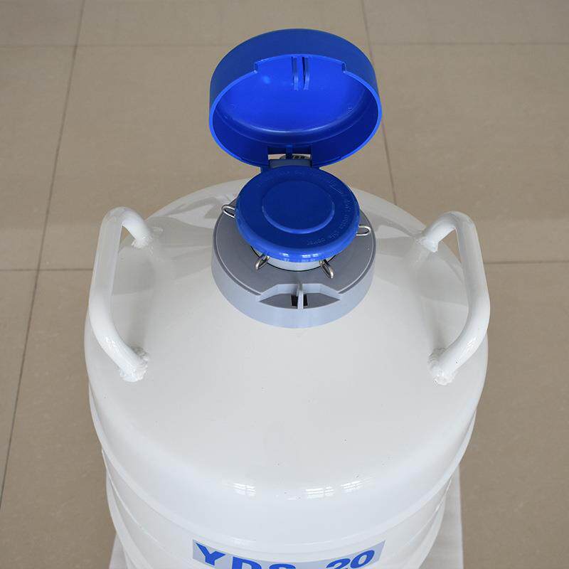 众盼鑫液氮罐 铝合金材质20升冻精储存型液氮保温桶 保液氮时间长