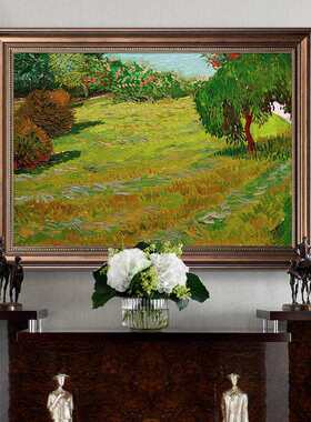 梵高装饰画美式欧式壁画世界名画经典大气客厅玄关走廊卫生间挂画