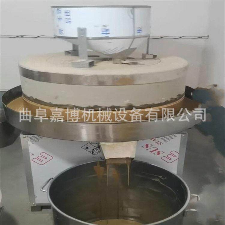 2025新款香油芝麻酱石磨原汁原味  花生酱石磨低温研磨配套晃油机