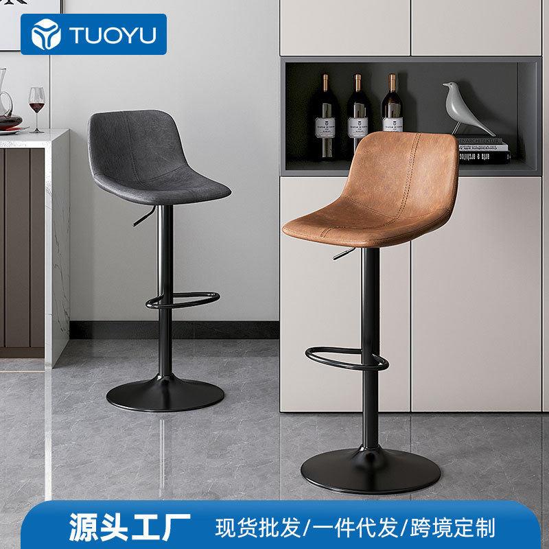 吧台椅家用脚凳轻奢收银台椅子升降酒吧凳子前台吧凳商用吧椅