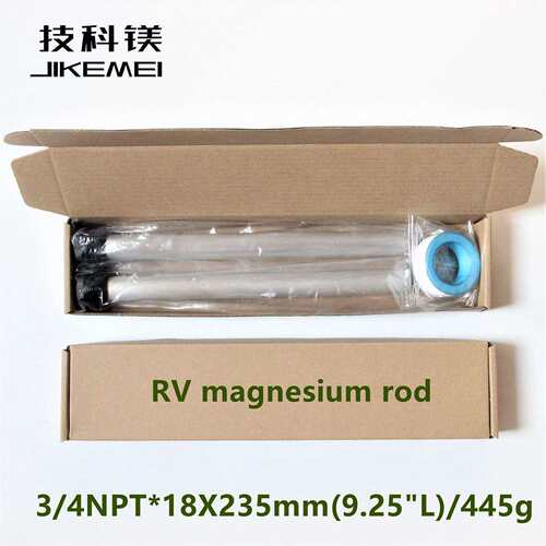 亚马逊房车镁棒9.25英寸RV房车配件储水箱镁棒挤压镁棒牺牲阳极棒