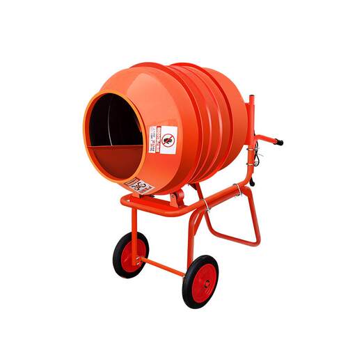 160L小型搅拌机水泥砂浆工地用移动式搅拌机手推滚筒混凝土搅拌罐