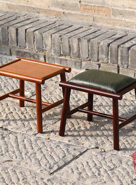 竹柒阁筇竹家俱楠竹小凳竹椅子竹编凳子户外阳台板凳方凳矮凳马凳