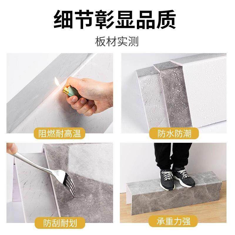 亚克膜厨下水管道装饰护角水管遮丑uEUS型槽塑料pvc房力燃气护管