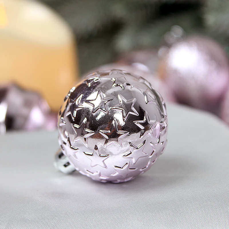 新款100PCS圣诞球彩绘球异形球盒装无粉圣诞球挂件圣诞树装饰,节庆用品/礼品,圣诞装饰品,淘宝优惠券,粉丝福利购,淘宝优惠卷