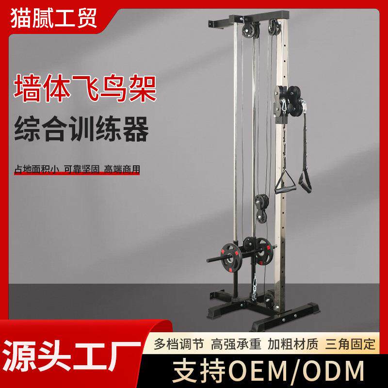 运动飞鸟架综合训练器高位下拉宽背肩夹胸肱三头肌健身肌肉塑形