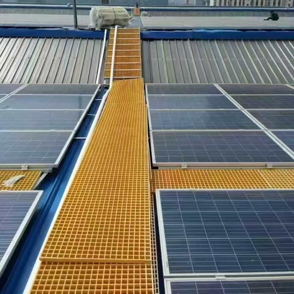 光伏走道板洗车房格栅玻璃钢网格板排水格栅网地沟格栅玻璃钢格栅