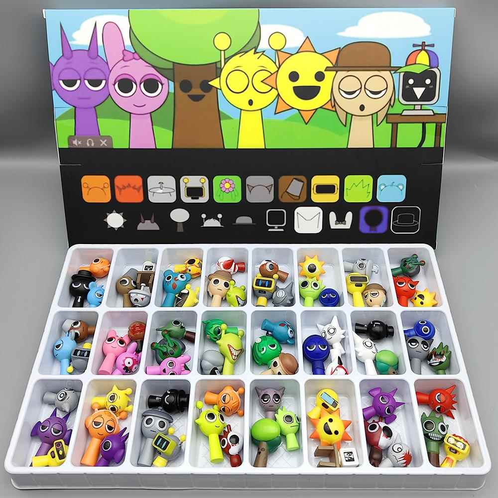 7款节奏玩盒子洞洞乐超级全套戳戳连拆拆2乐手办变异体型公仔模具