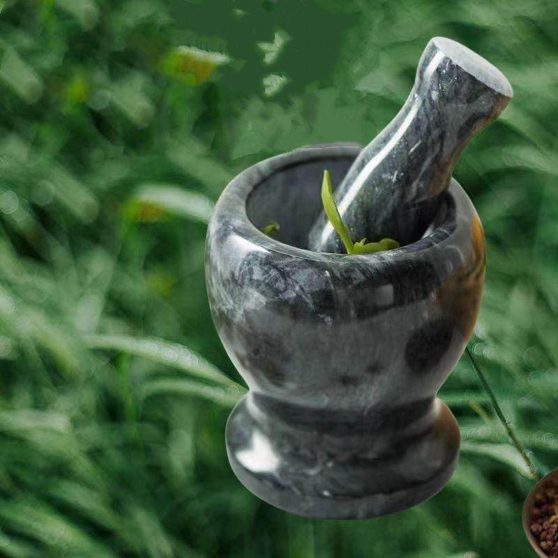 天然大理石捣蒜神器家用手动捣蒜器蒜泥器捣蒜罐压蒜器擂钵蒜臼子