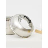 蒸锅锅钢盖高盖透不锈盖子圆形家用炒锅475炒锅铁锅菜明高锅盖高