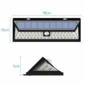 感应太阳能太阳能灯 花园太阳能照明灯户外54led路灯道路防水