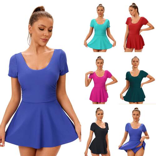Women's Plain Tube Dress Fashion Casual Sleeveless Dress