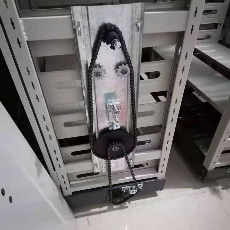 传动装置机构43传动密集架柜传动牙配件密集豪华型手摇盘货架移动