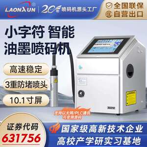 领迅E5210小字符喷码机流水线 线全自动打刻时间雷射商标喷墨打码