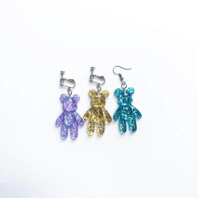 Hypoallergenic Earrings Personalized Creative Bear Earrings