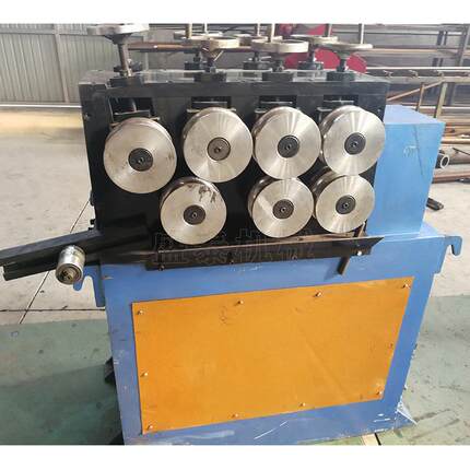 7轮盘管机 钢管盘圆机 铁管盘管机 金属圆管盘圆设备