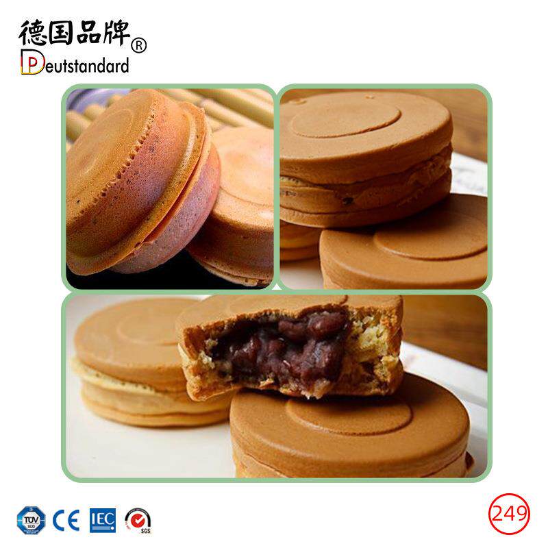 红豆饼机车轮饼烤炉夹馅华夫饼松饼炉烘烤炉商用电热车轮饼机小吃