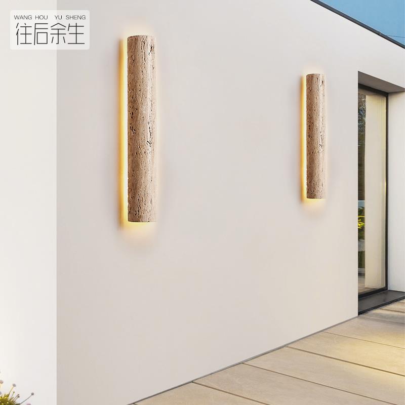 户外长条壁灯洗墙灯led极简室外别墅庭院阳台露台防水大门外墙灯